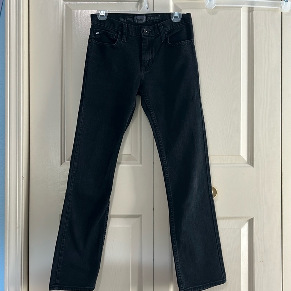 Used black jeans by Vans, size 16